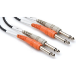 Hosa Technology 2 x 6.35mm TS/2 x 6.35mm TS audio cable 3 m Black