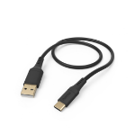 Hama Flexible USB-kabel USB 2.0 1,5 m USB A USB C Zwart