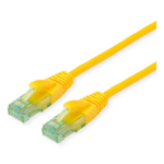 ROLINE Recycled Material 21.45.3120 networking cable Yellow 0.5 m Cat6a U/UTP (UTP)