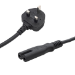connektgear 5m UK Mains Power Cable - UK Plug to C7 (Figure 8) Socket