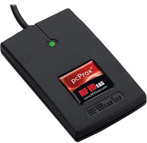 RDR-6E82AKU RFIDEAS WAVE ID Solo SDK EM410x Black USB Reader