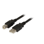 EFB Elektronik USB A/USB B, 2 m USB cable 5 m USB 2.0 Black