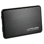 LC-Power LC-25BUB3 storage drive enclosure 2.5" Aluminium,Black