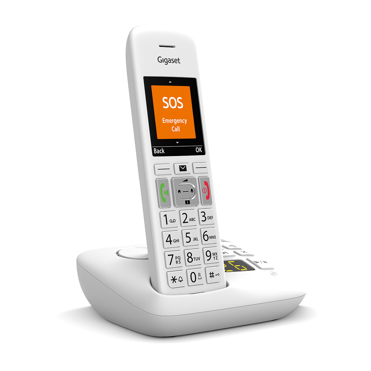 Image of Gigaset E390A DECT telephone Caller ID White