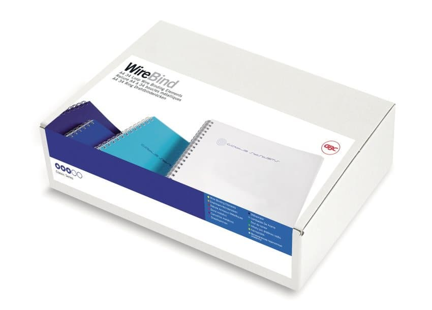 GBC Wire spines 3:1 NO4 6mm A4