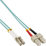 InLine Fiber Optical Duplex Cable LC/SC 50/125µm OM3 2m
