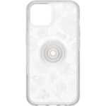 OtterBox Otter + Pop Symmetry Clear Series for Apple iPhone 14, Flower Of The Month