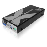 ADDER Link X2 Silver. PS/2 KVM & RS232 CATx Extender. Local Control 300 Mtr