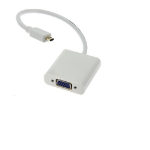 Microconnect HDMIDVGA video cable adapter 0.25 m HDMI Type D (Micro) VGA (D-Sub) White