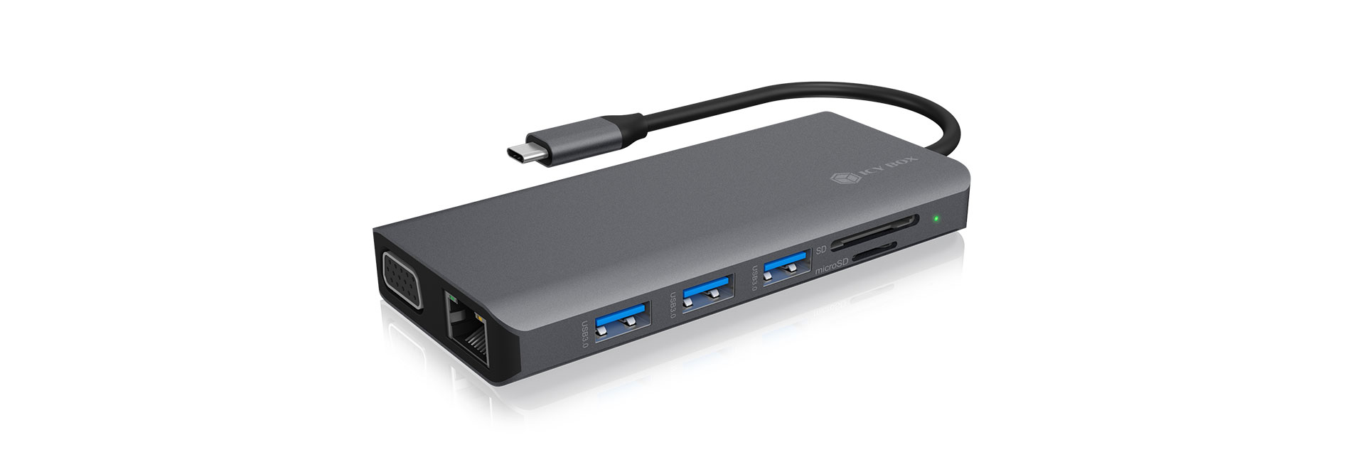 Image of ICY BOX IB-DK4070-CPD Wired USB 3.2 Gen 1 (3.1 Gen 1) Type-C...