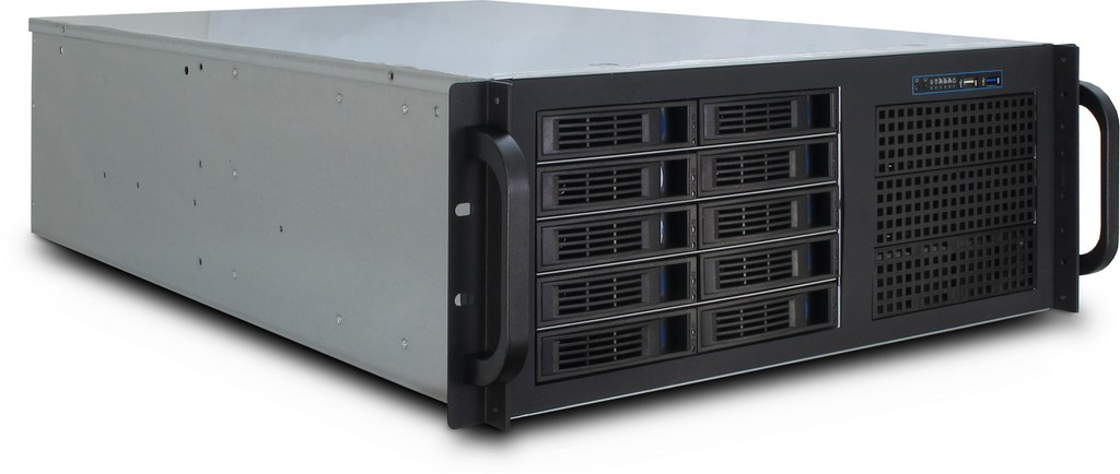 Photos - Server Cabinet Inter-Tech IPC 4U-4410 Rack Black 88887203 