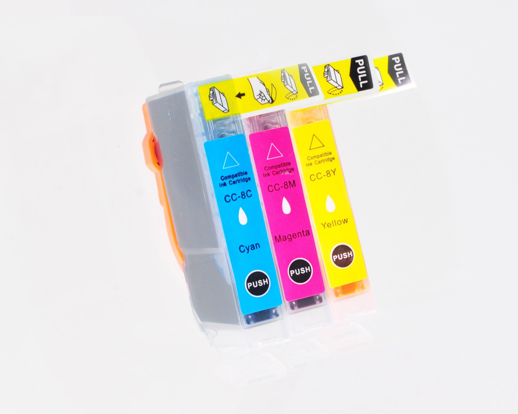 Image of CTS Wholesale Compatible Canon IP4200 CMY Pk 3 Ink Ctg CLI-8CMY 0621B0