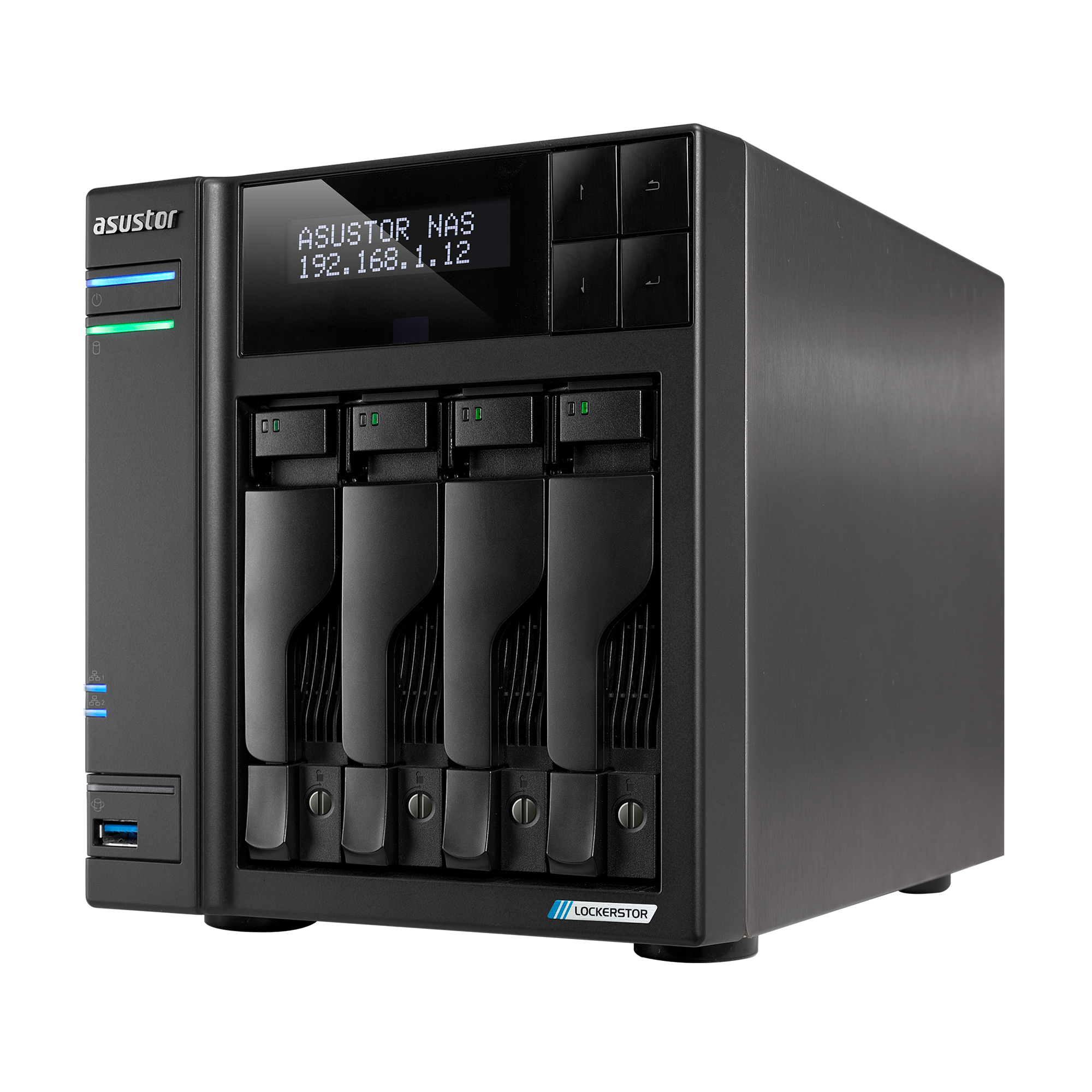 Asustor LOCKERSTOR 4 Gen2 + (AS6704T v2) NAS Desktop N5105 4 GB DDR4 0