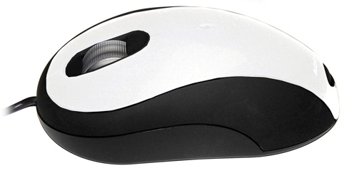Accuratus Image mouse; 3 button mouse with extra wide scroller illumin