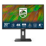 Philips 3000 series 32B1N3800/00 computer monitor 81.3 cm (32") 3840 x 2160 pixels 4K Ultra HD LCD Black