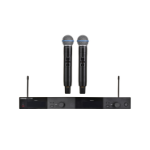 Shure SLXD24DE/B58-G59 - dual digital wireless system with two transmitters/handheld microphones (470 - 514 MHz)