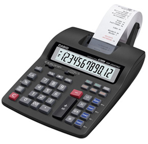 Image of Casio HR-200TEC calculator Desktop Printing Black