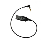 Image of POLY Cable with 3.5mm to QD Connector audio cable Black