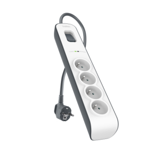 Belkin BSV400ca2M Black. White 4 AC outlet(s) 2 m