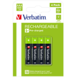 Verbatim 49514 household battery Rechargeable battery AAA Nickel-Metal Hydride (NiMH)