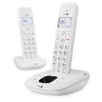 Doro Comfort 1015 Duo Téléphone DECT Blanc Identification de l'appelant