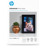 HP Advanced Photo Paper, Glossy, 250 g/m2, 10 x 15 cm (101 x 152 mm), 25 sheets