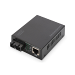 Digitus DN-82150 netwerk media converter 1000 Mbit/s 850 nm Multimode Zwart