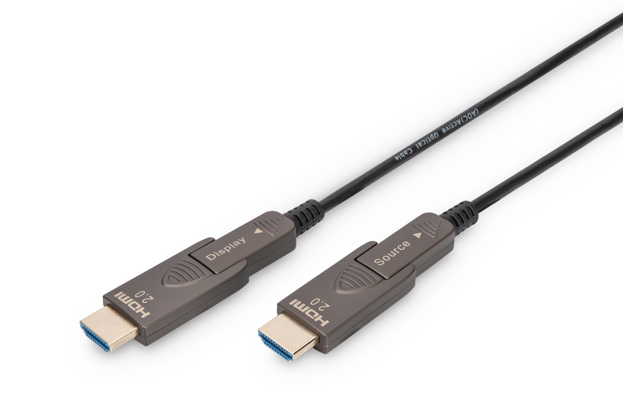 Image of Digitus 4K - HDMI® AOC Hybrid Fiber Optic Cable with 30m...