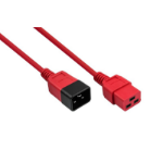 Kabelmeister SK2090-R020 electriciteitssnoer Rood, Zwart 2 m IEC C20 IEC C19