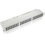 Equip 48-Port Cat.6 Shielded Patch Panel, Light Grey