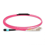 Lanview LVO23050-MTP fibre optic cable 5 m LC OM4 Violet