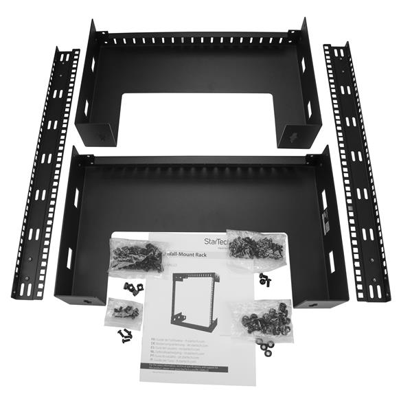 StarTech.com 12U 19&quot; Wall Mount Network Rack - 12&quot; Deep 2 Post Open Frame Server Room Rack for Data/AV/IT/ Communication/Computer Equipment/Patch Panel w/Cage Nuts &amp; Screws 200lb Capacity