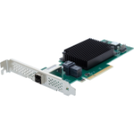 Atto 4-Port External/4-Port Internal 12Gb SAS/SATA to x8 PCIe 4.0 Host Bus Adapter, Low Profile