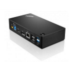 Lenovo 40A80045IT notebook dock & poortreplicator Bedraad USB 3.2 Gen 1 (3.1 Gen 1) Type-A Zwart
