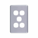 4Cabling 040.000.0045 wall plate/switch cover Silver