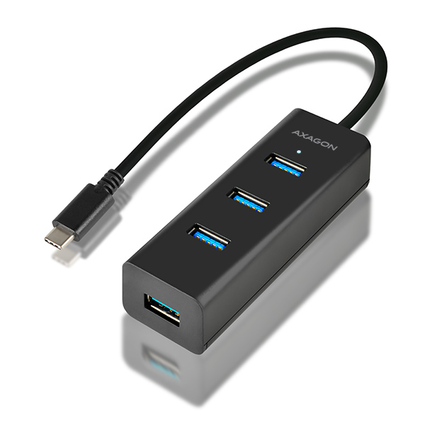 Image of Axagon HUE-S2C interface hub USB 3.2 Gen 1 (3.1 Gen 1) Type-A 5000...