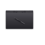Wacom INTUOS PRO LARGE graphic tablet Black 5080 lpi 291 x 206 mm USB/Bluetooth