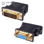 CONNEkT Gear DVI-I to VGA Monitor Adapter - Male to Female (24+5 Analogue)