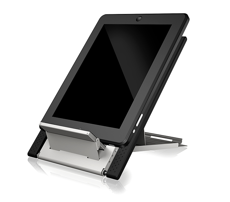 Image of ICY BOX IB-LS300-LH Passive holder Tablet/UMPC Black, Silver