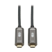Tripp Lite U420F-10M-D321 USB-C AOC Cable (M/M) - USB 3.2 Gen 2 (10 Gbps) Plenum-Rated Fiber Active Optical Cable - Data Only, Backward Compatible, Black, 10 m (33 ft.)