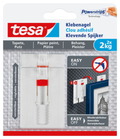 Image of TESA 77777 - Indoor - Universal hook - White - 2 kg - 2 pc(s)