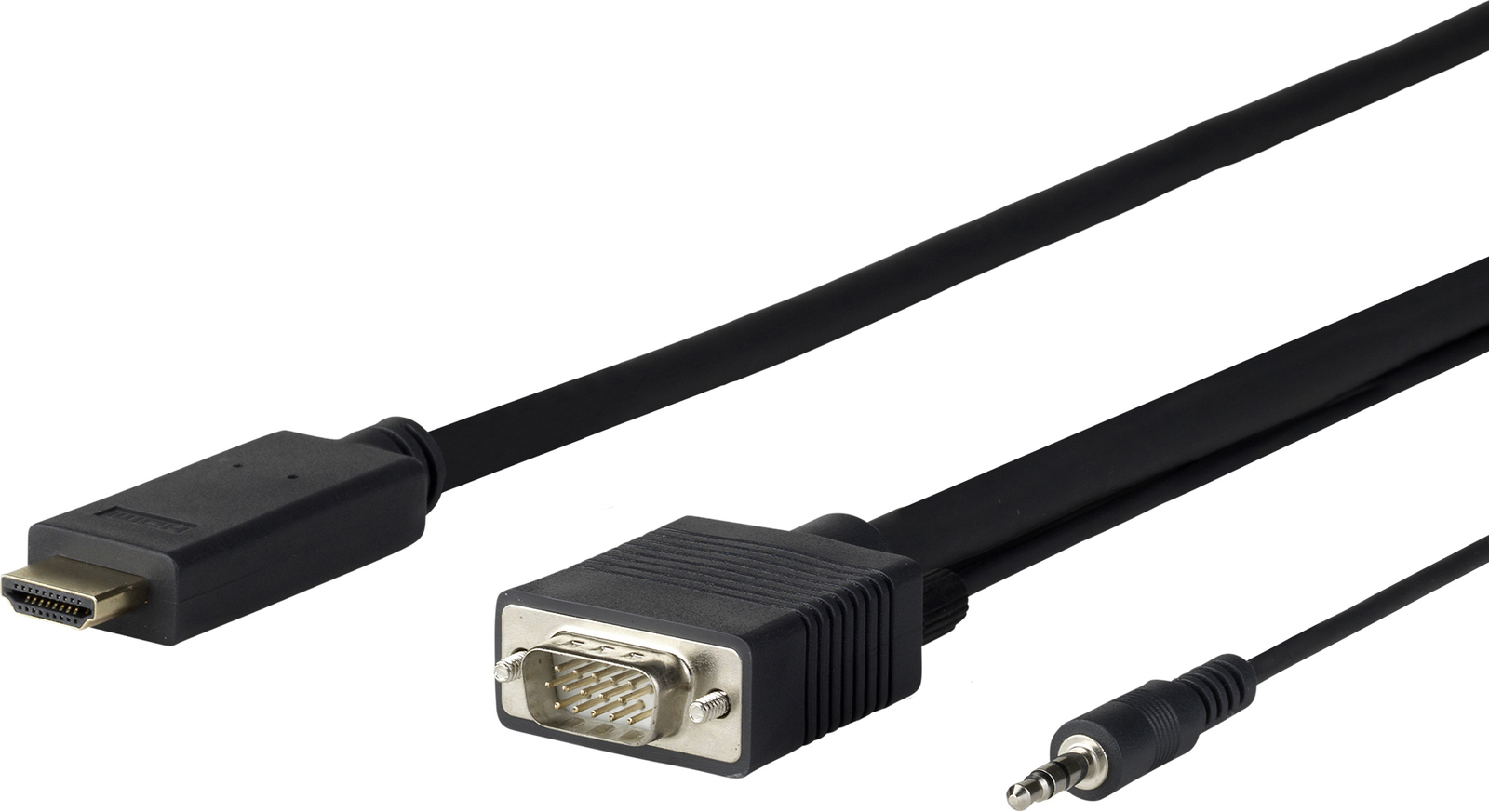 Vivolink PROHDMIVGA7.5 video cable adapter 7.5 m HDMI Type A (Standard) VGA (D-Sub) + 3.5mm Black