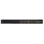 Cisco SG350X-24-K9-UK-RF network switch Managed L3 Gigabit Ethernet (10/100/1000) 1U Black