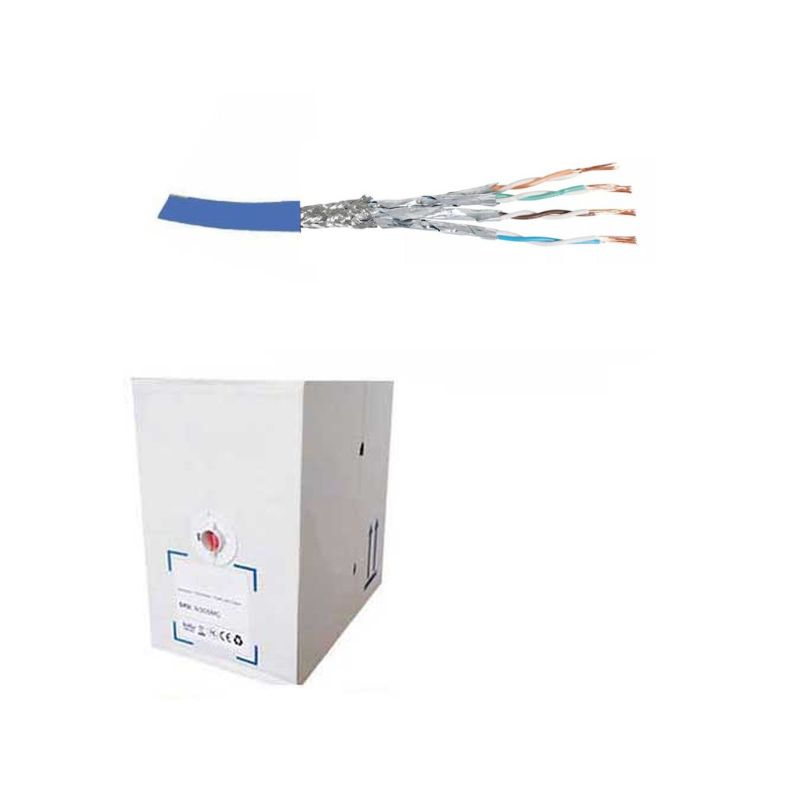 Image of FDL CAT.6a S-FTP STRANDED PATCH CABLE LSZH (305M BOX) - BLUE