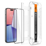 SPIGEN iPhone 15 Plus Glas.Tr Ez Fit Screen Protector Tempered Glass - 2-Pack - Black