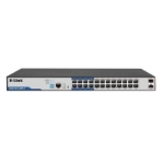 D-LINK DGS-F1210, 26-Port Gigabit Smart Managed PoE+ Switch with 24 PoE RJ45 and 2 SFP Ports, 230W