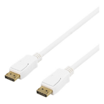 Deltaco DP-4151 DisplayPort cable 15 m White