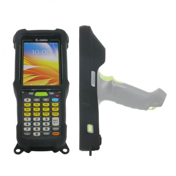 Silicone Rugged Case for Zebra MC9400 - MC9450 - Black - Compatible Shoulderstrap - Soft Bag thumbnail