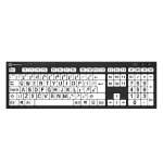 Logickeyboard LKB-BRALPBW-BJPU-UK keyboard Home USB QWERTY English White, Black