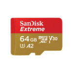SanDisk Extreme microSDXC UHS-I 64 GB Class 3